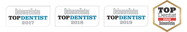 Delaware Today Top Dentist Award 2017 2018 2019 2020