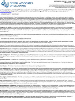 Notice of Privacy Practices HIPAA