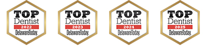 Delaware Today Top Dentist Award 2022 2023 2024 2025 Delaware Today Top Dentist Award 2022 2023 2024 2025